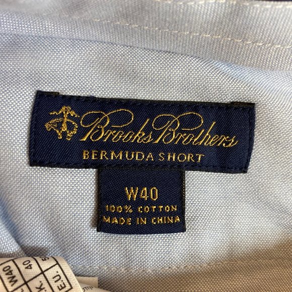 Brooks Brothers Bermuda Purple Blue Plaid Shorts - Picture 4 of 4